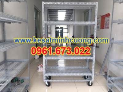 Kệ Sắt V Lỗ Mâm Lưới 